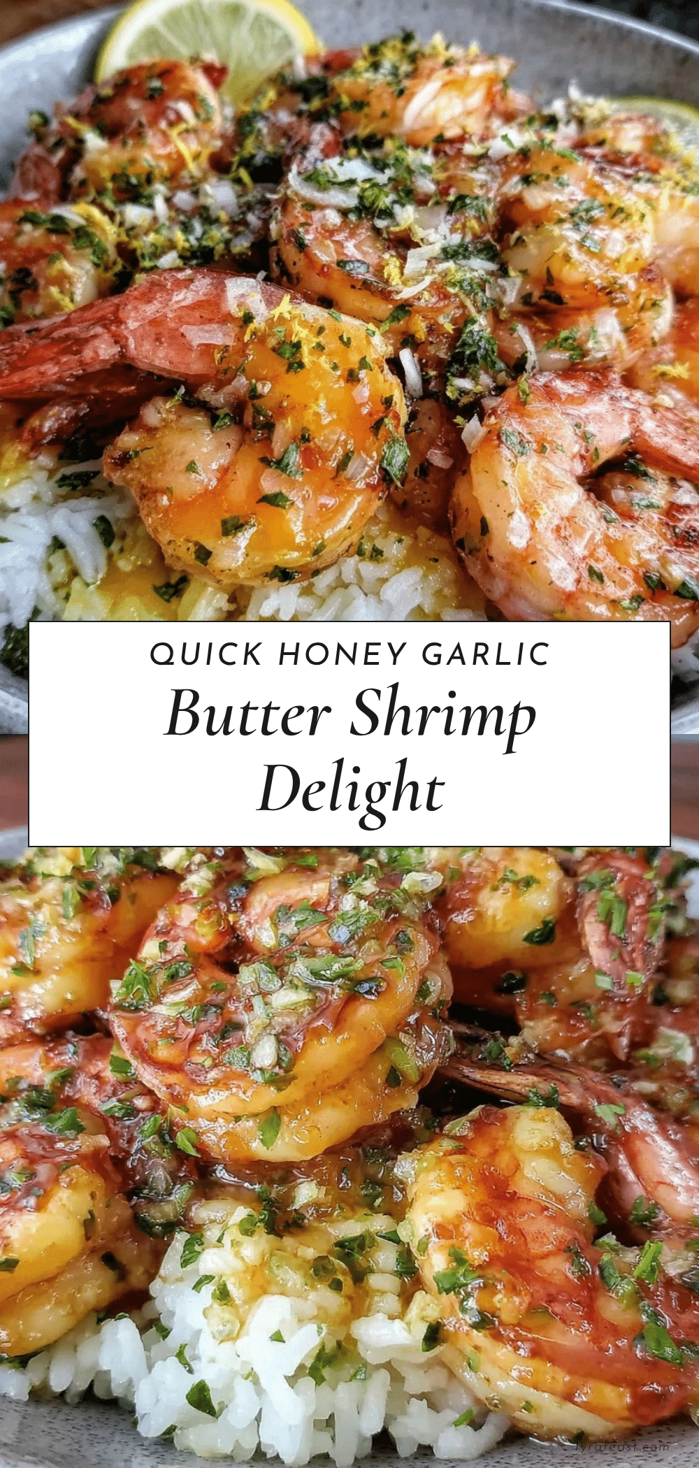honey garlic butter shrimp recipe