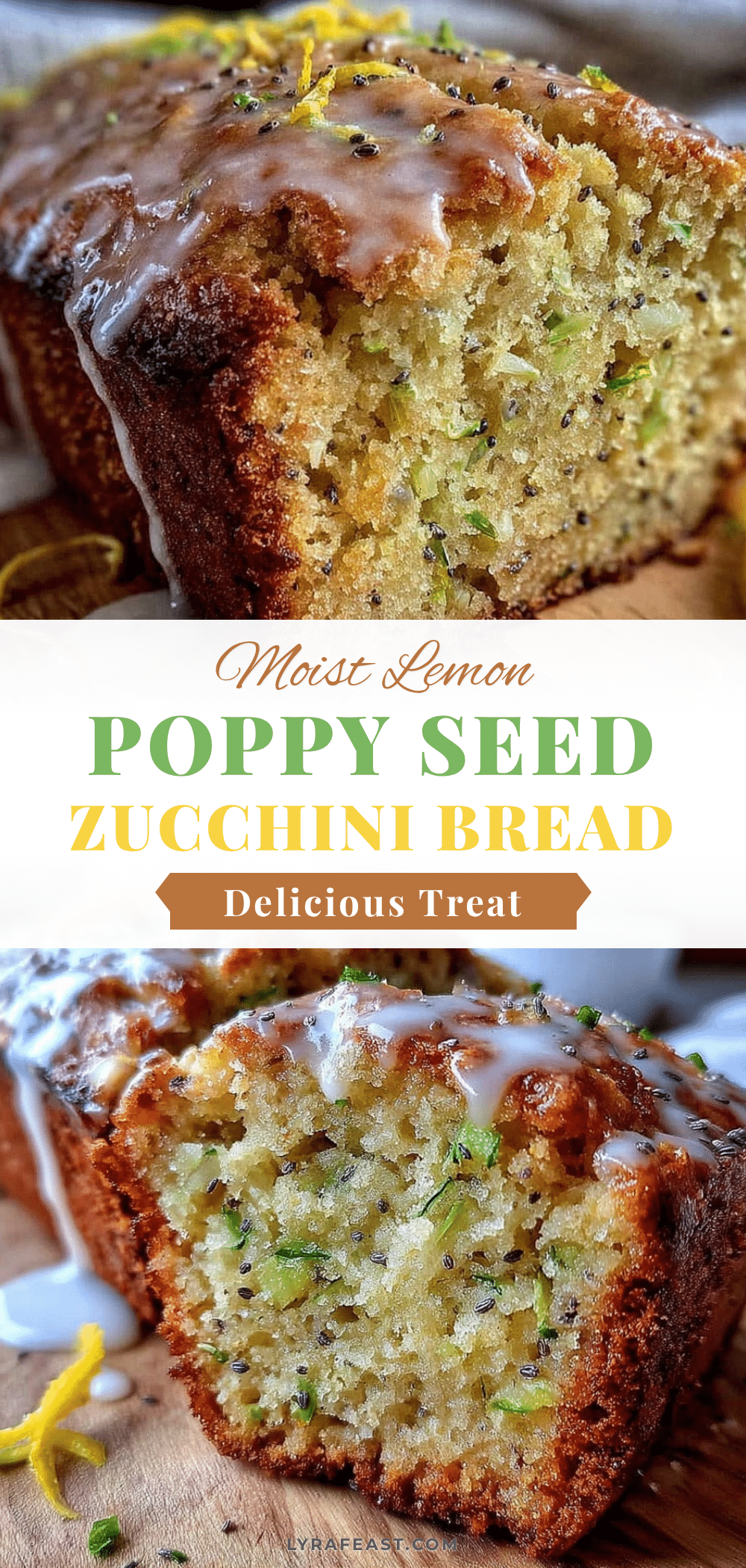 lemon poppy seed zucchini bread recipe
