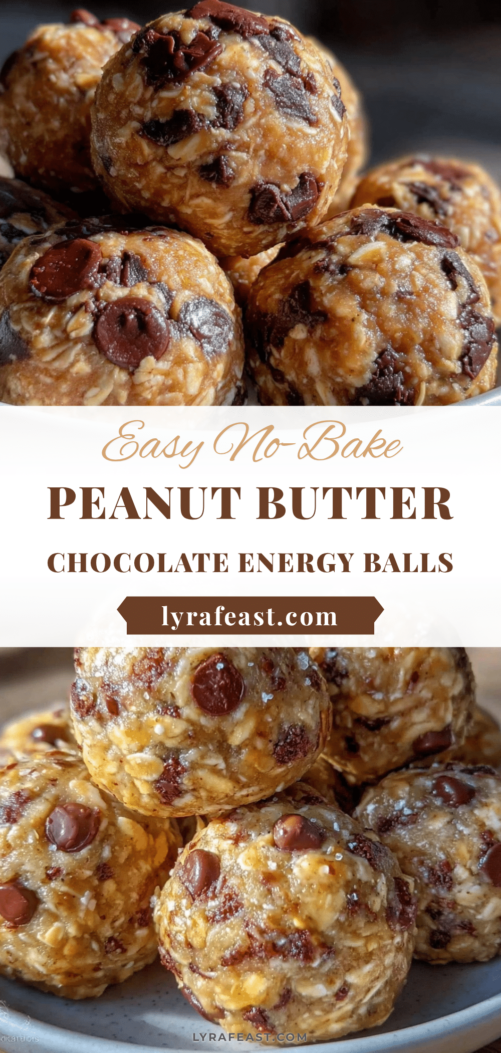 no-bake peanut butter oat energy balls recipe