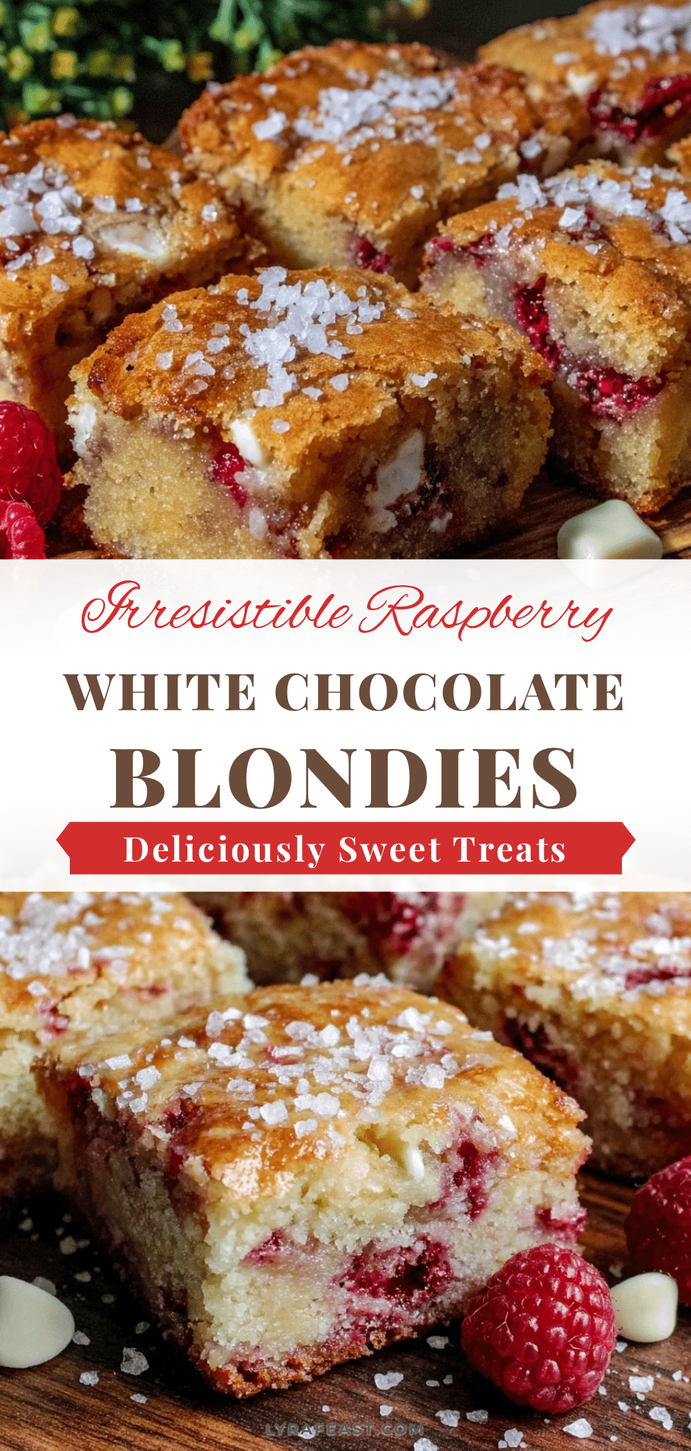 raspberry white chocolate blondies recipe