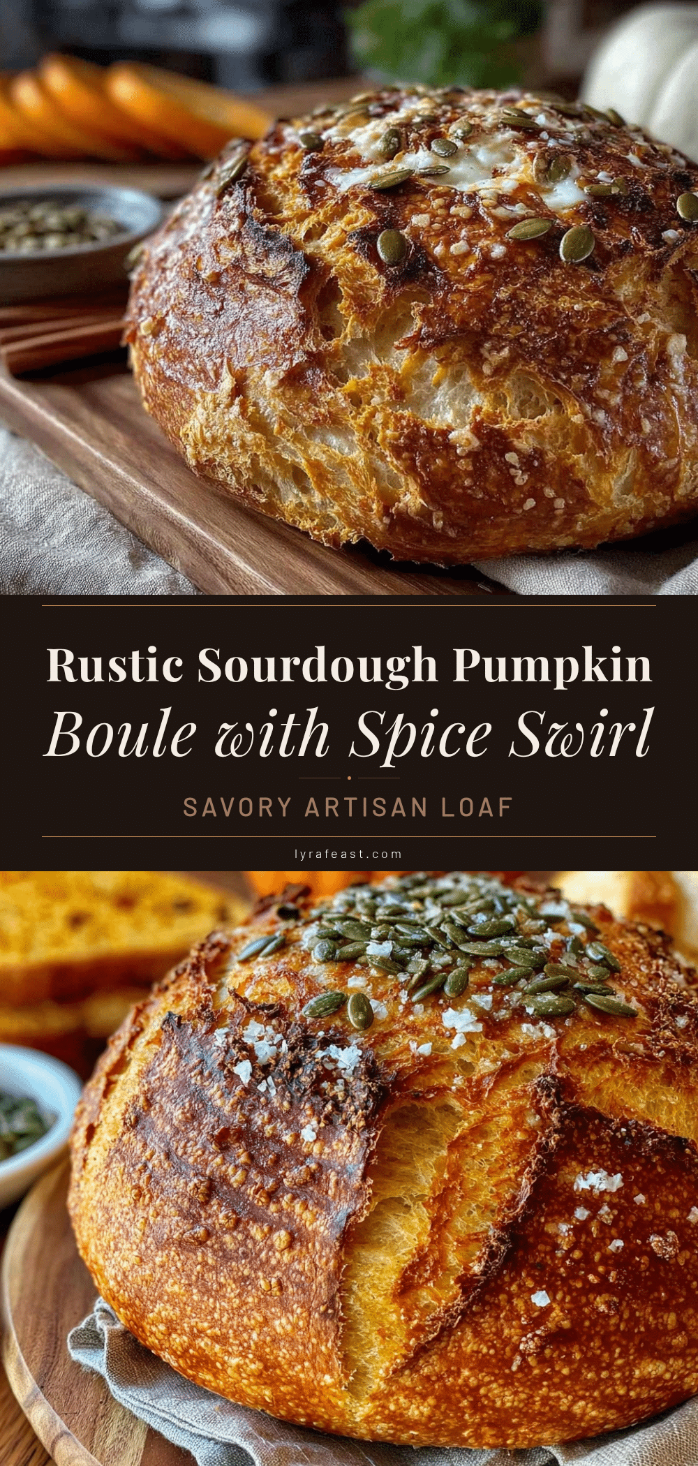 sourdough pumpkin boule recipe