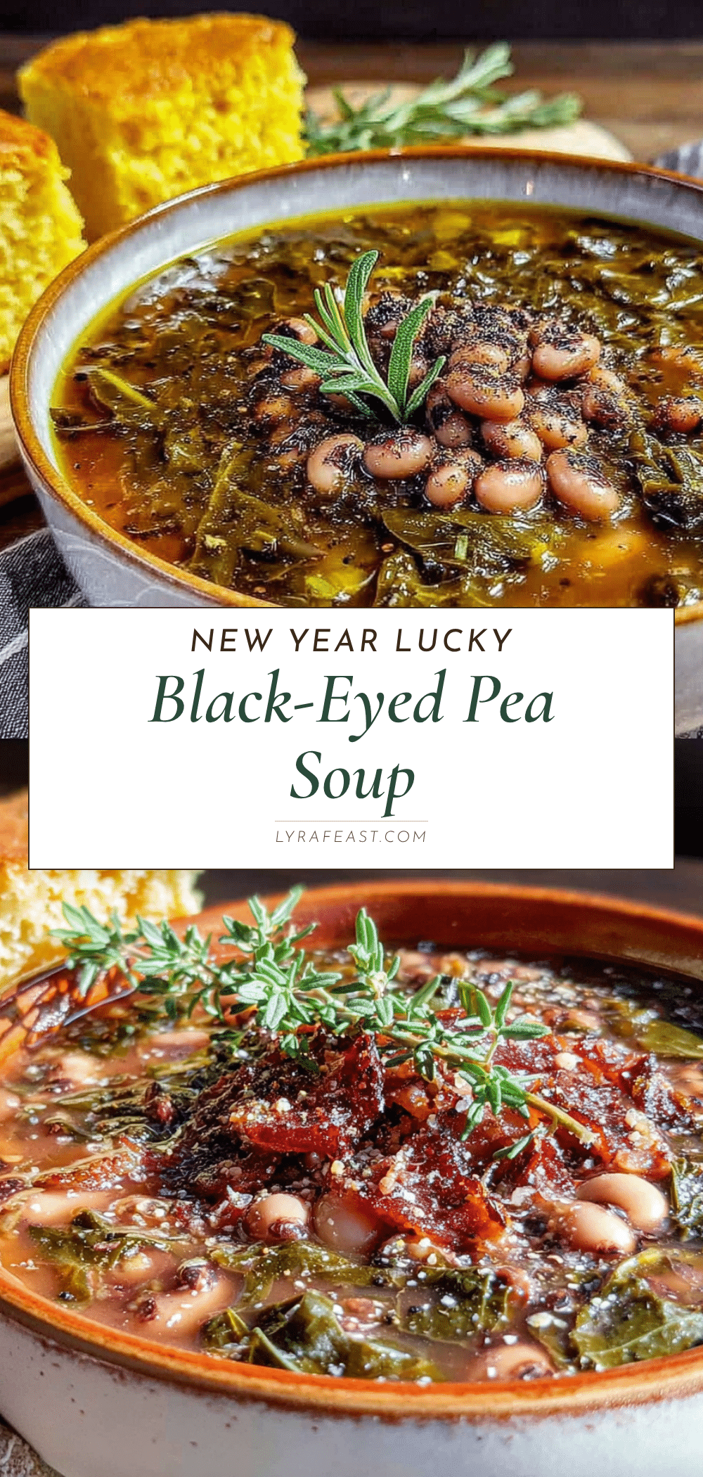 black-eyed pea soup with collard greens recipe