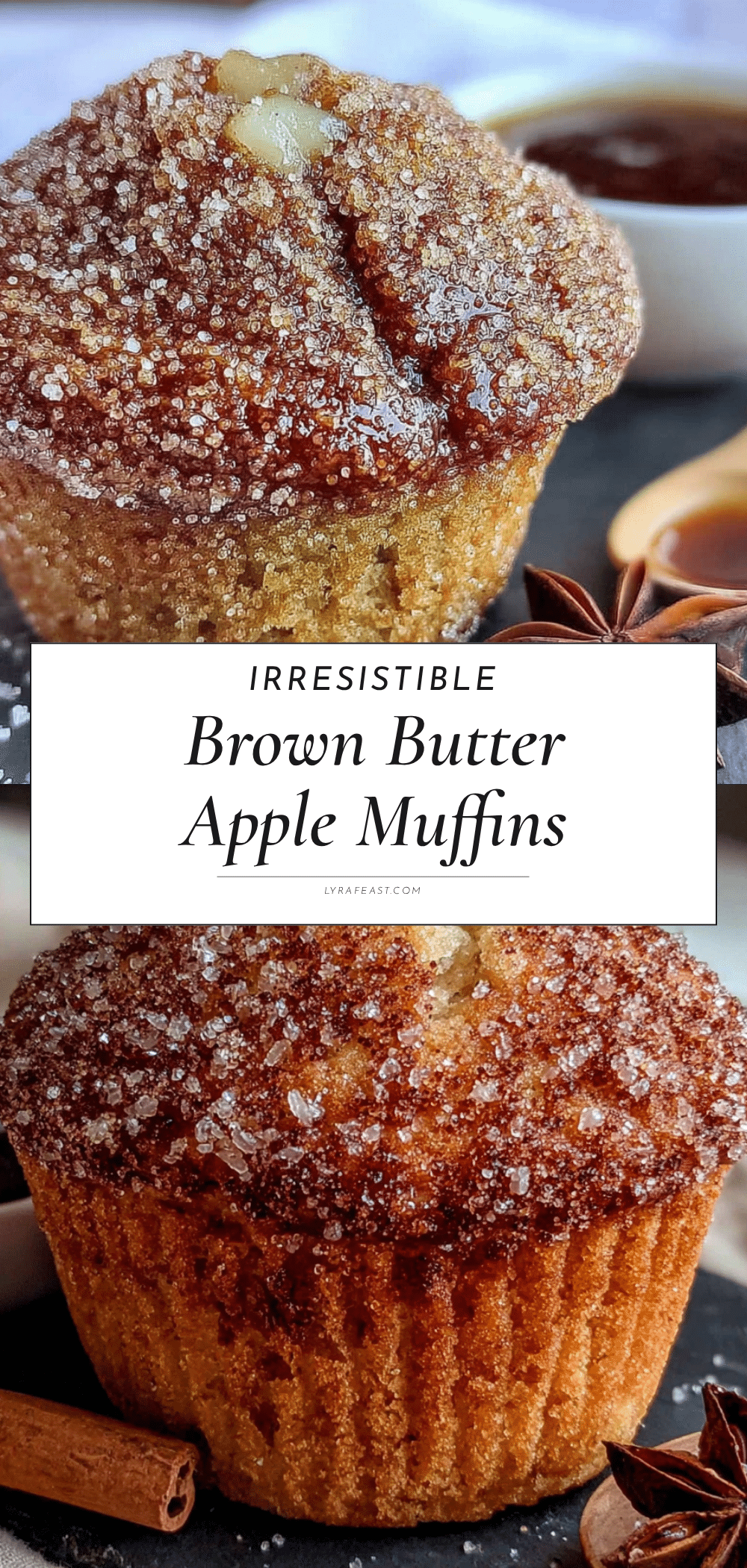 brown butter apple cider donut muffins recipe