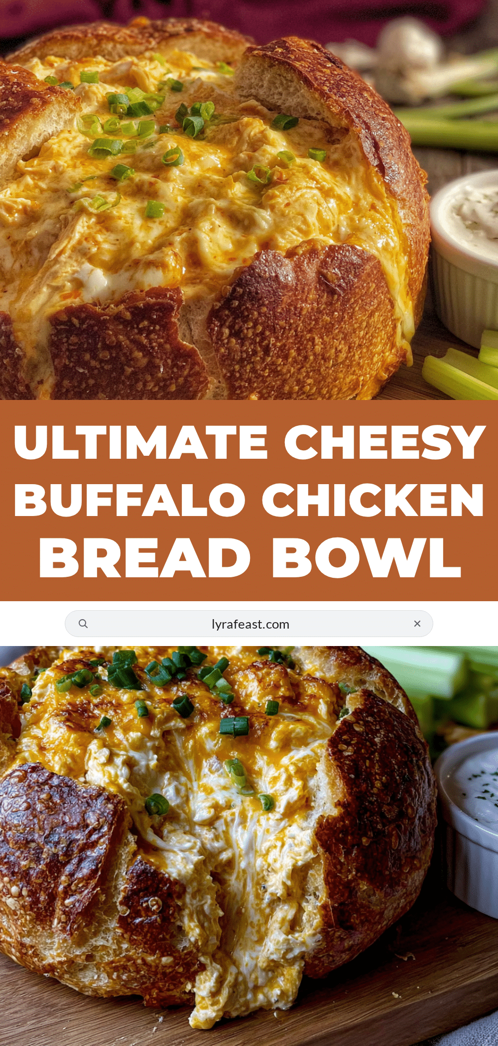 buffalo chicken bread bowl recipe