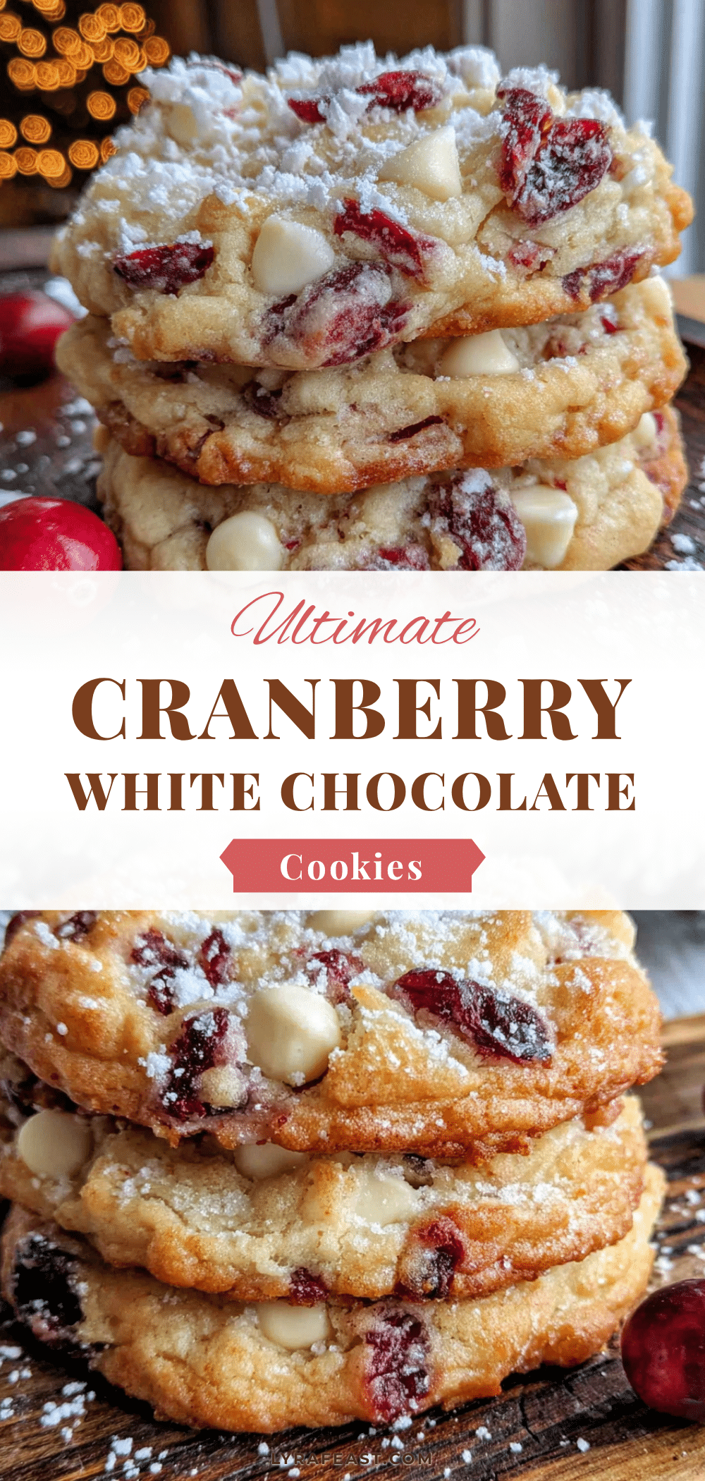 cranberry white chocolate cookies recipe
