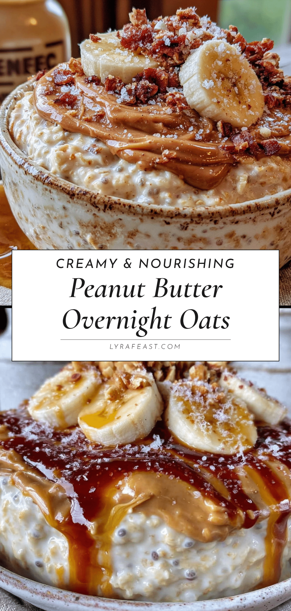 creamy peanut butter overnight oats recipe