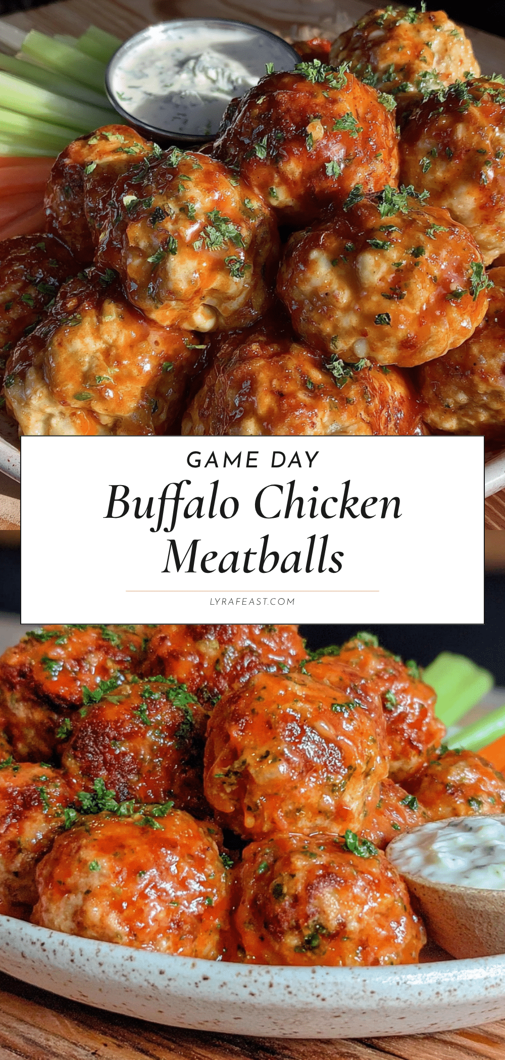 crockpot buffalo chicken meatballs recipe