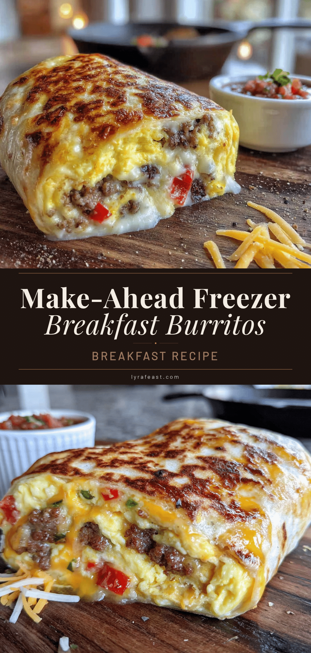freezer breakfast burritos recipe