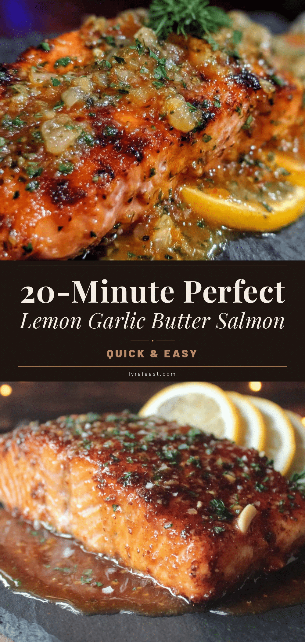 garlic butter salmon recipe