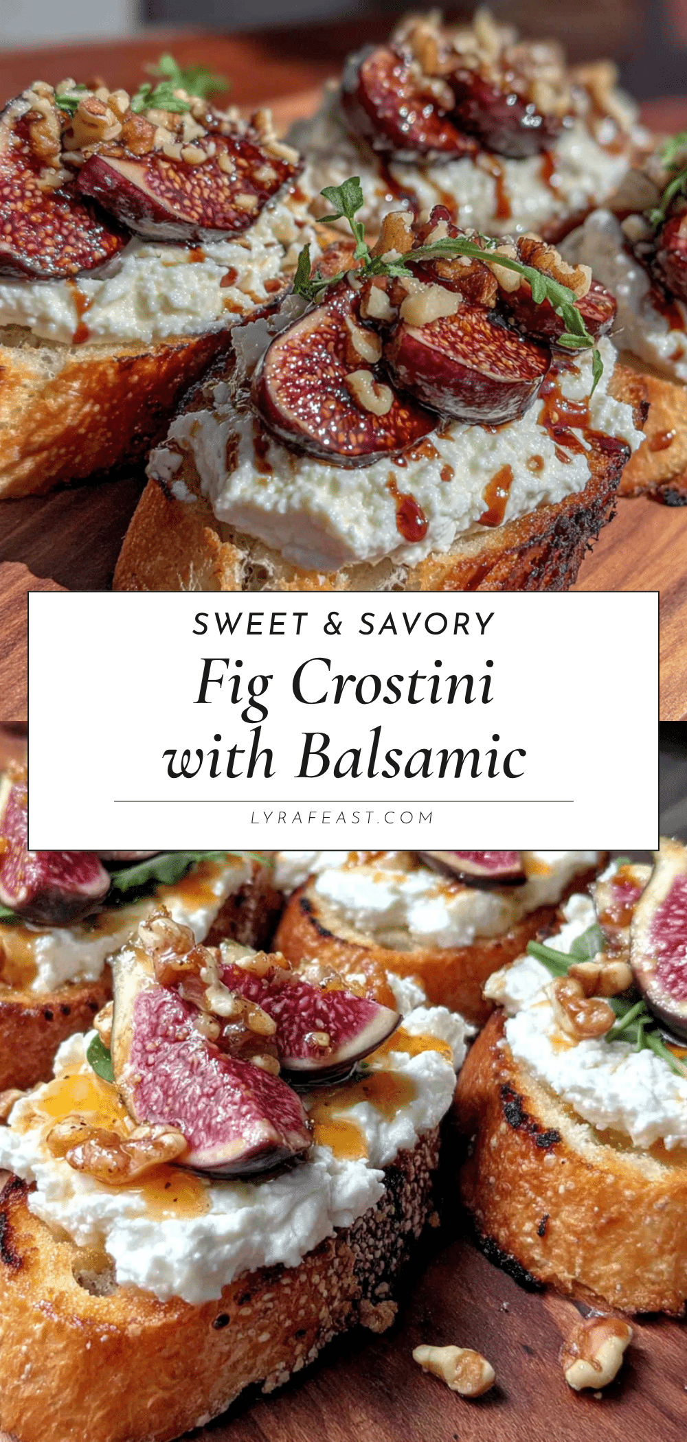honey balsamic fig and goat cheese crostini recipe