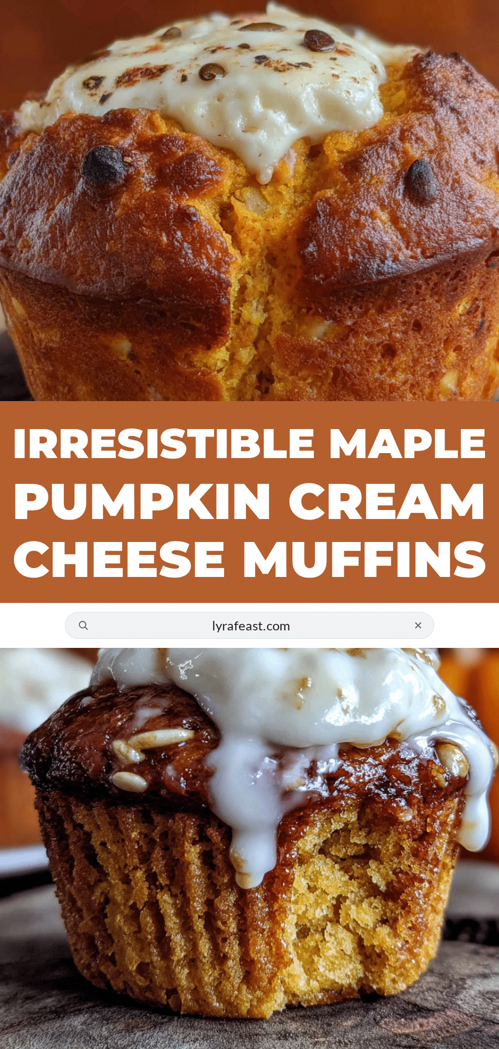 maple pumpkin cream cheese muffins recipe