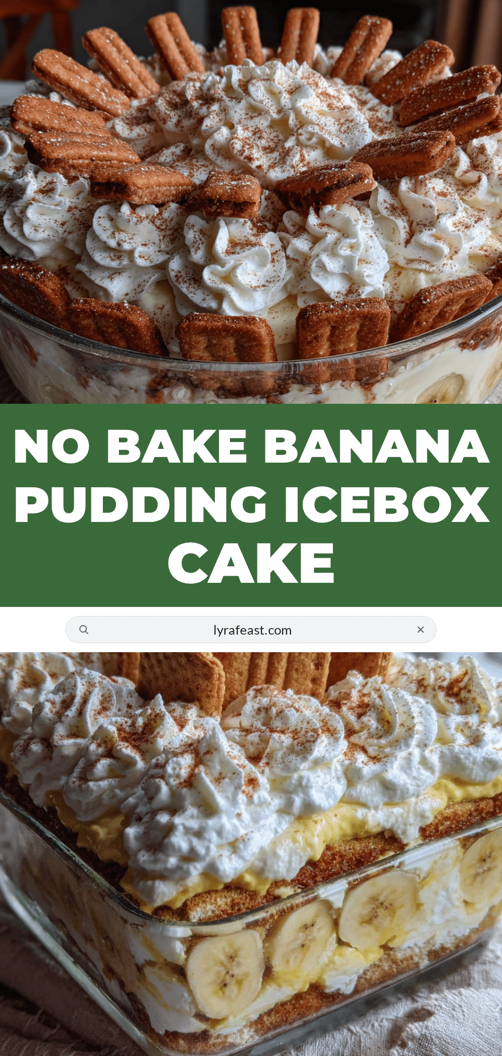 no-bake banana pudding icebox cake recipe