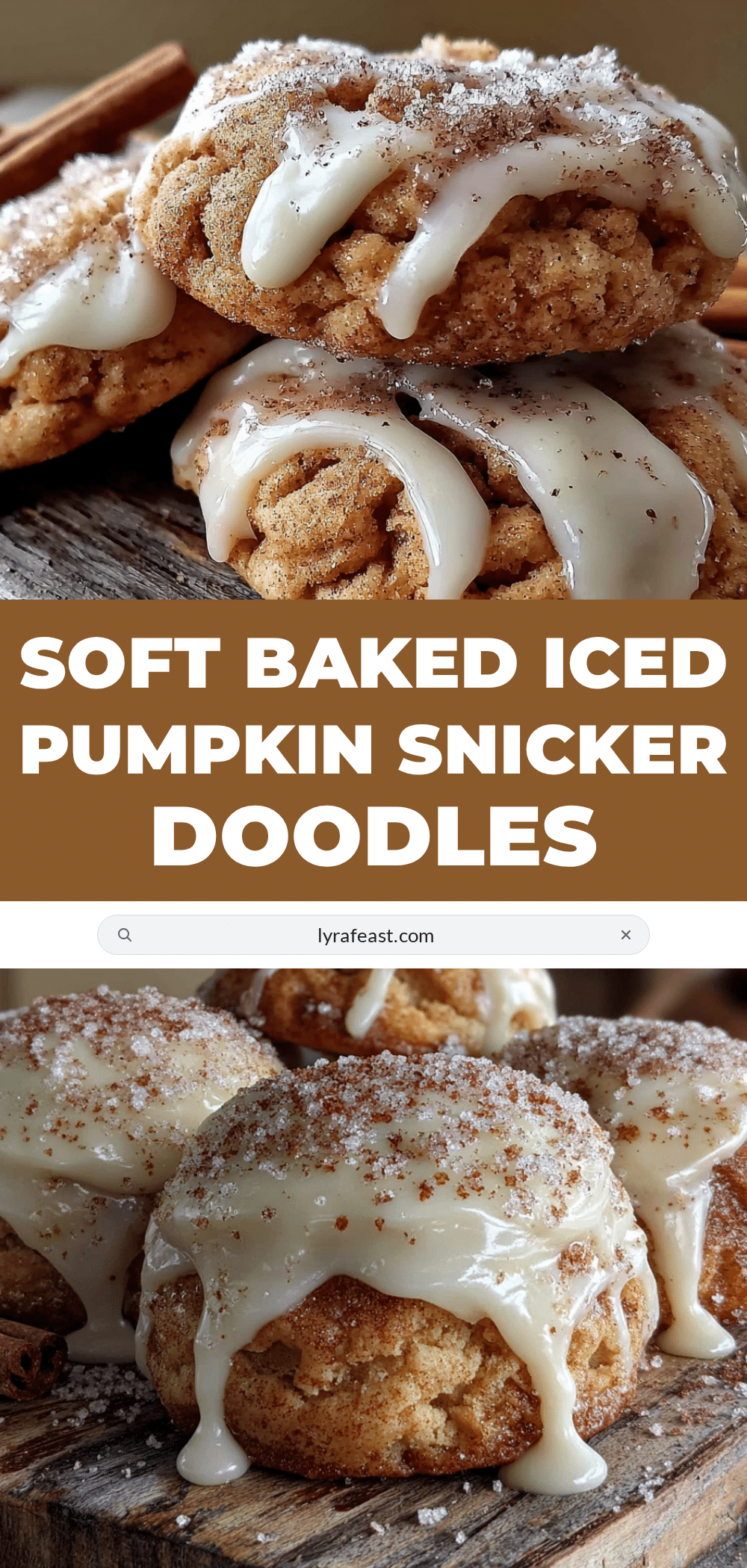 pumpkin snickerdoodle cookies recipe