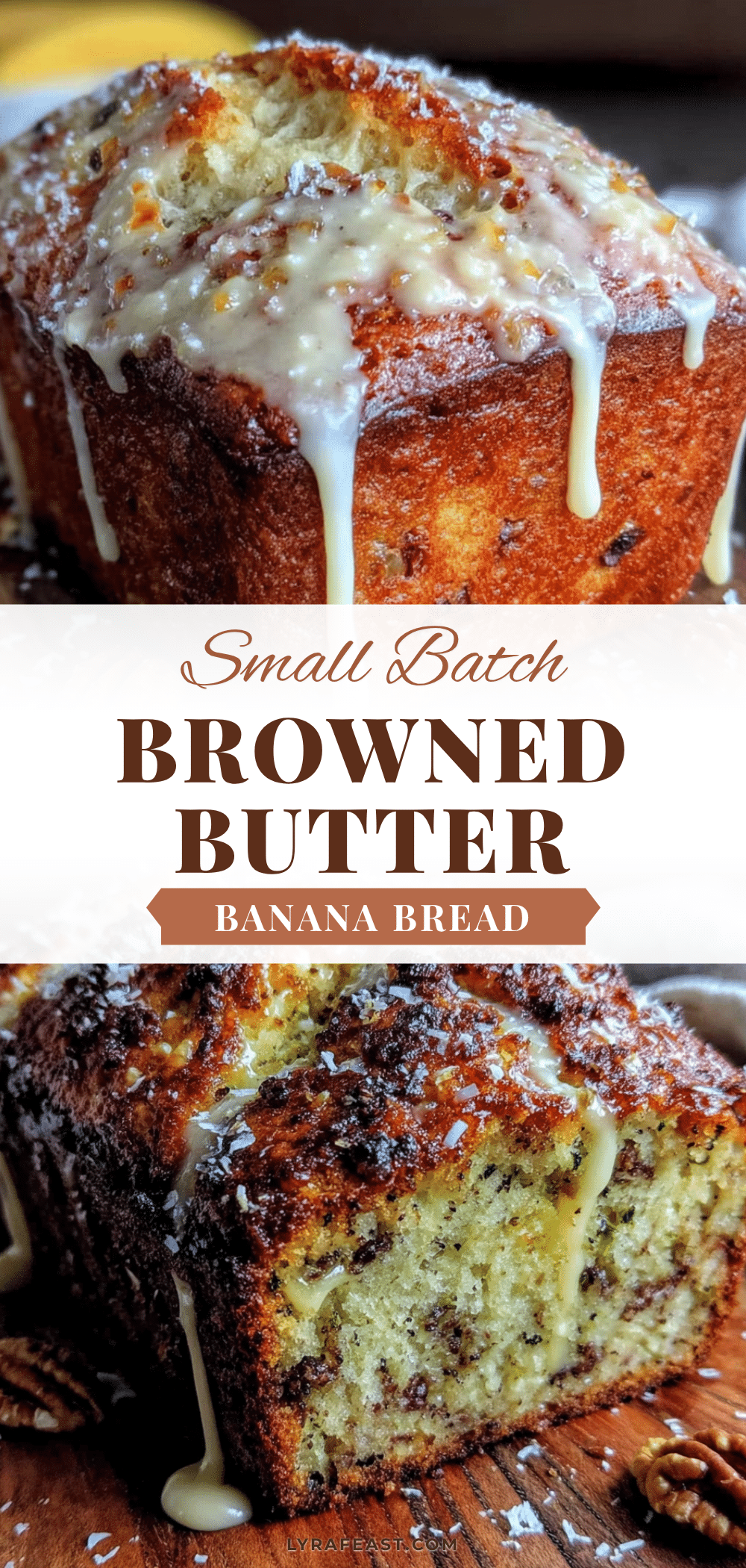 small-batch banana bread recipe