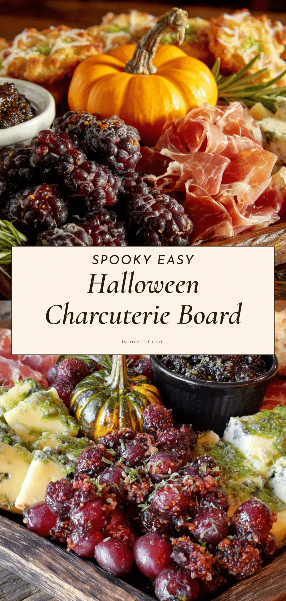 Spooky Halloween Charcuterie Board recipe