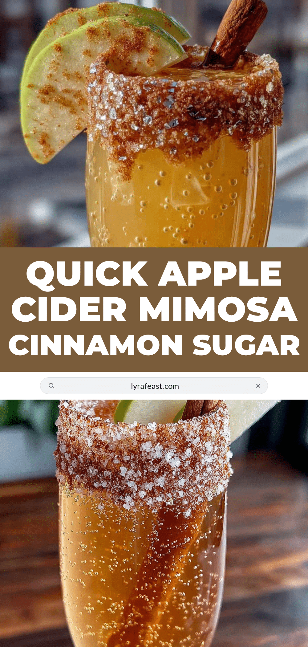 apple cider mimosa recipe