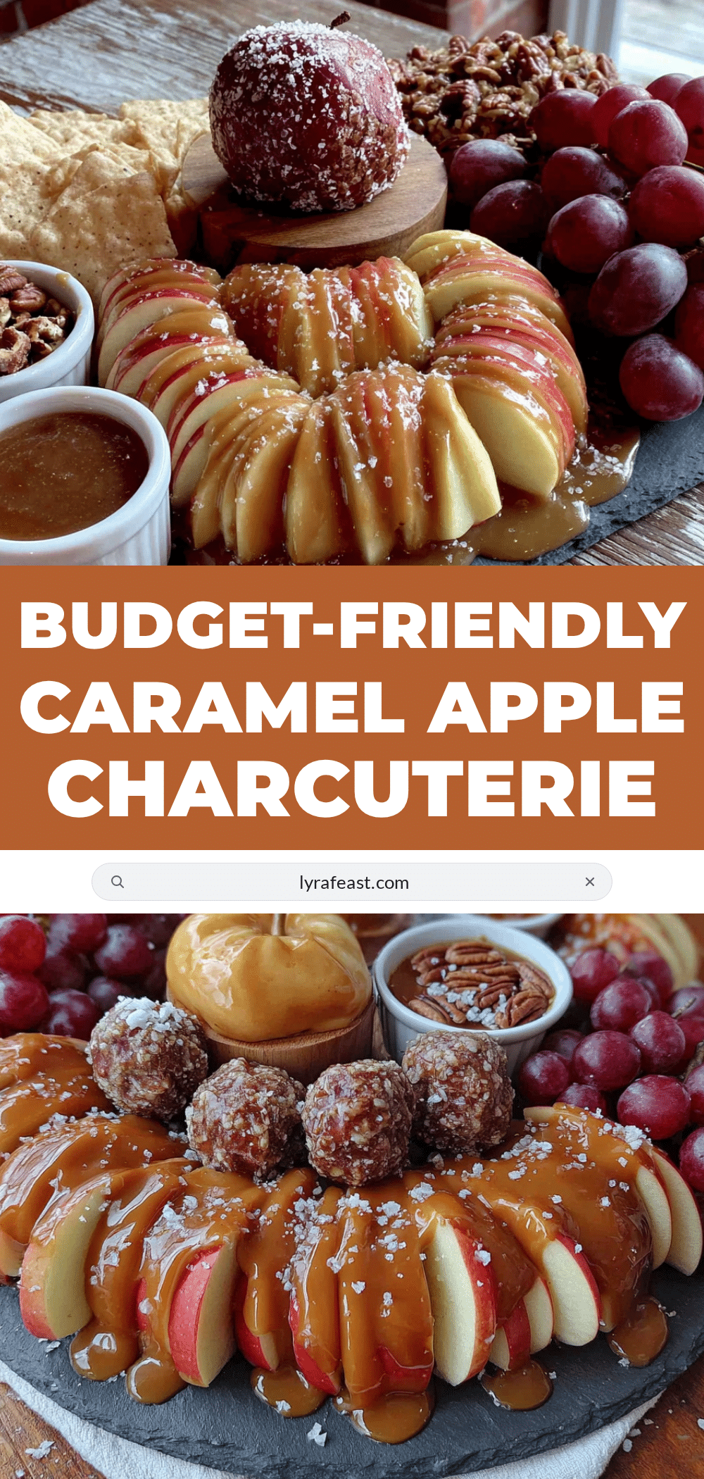 budget caramel apple charcuterie board for two recipe