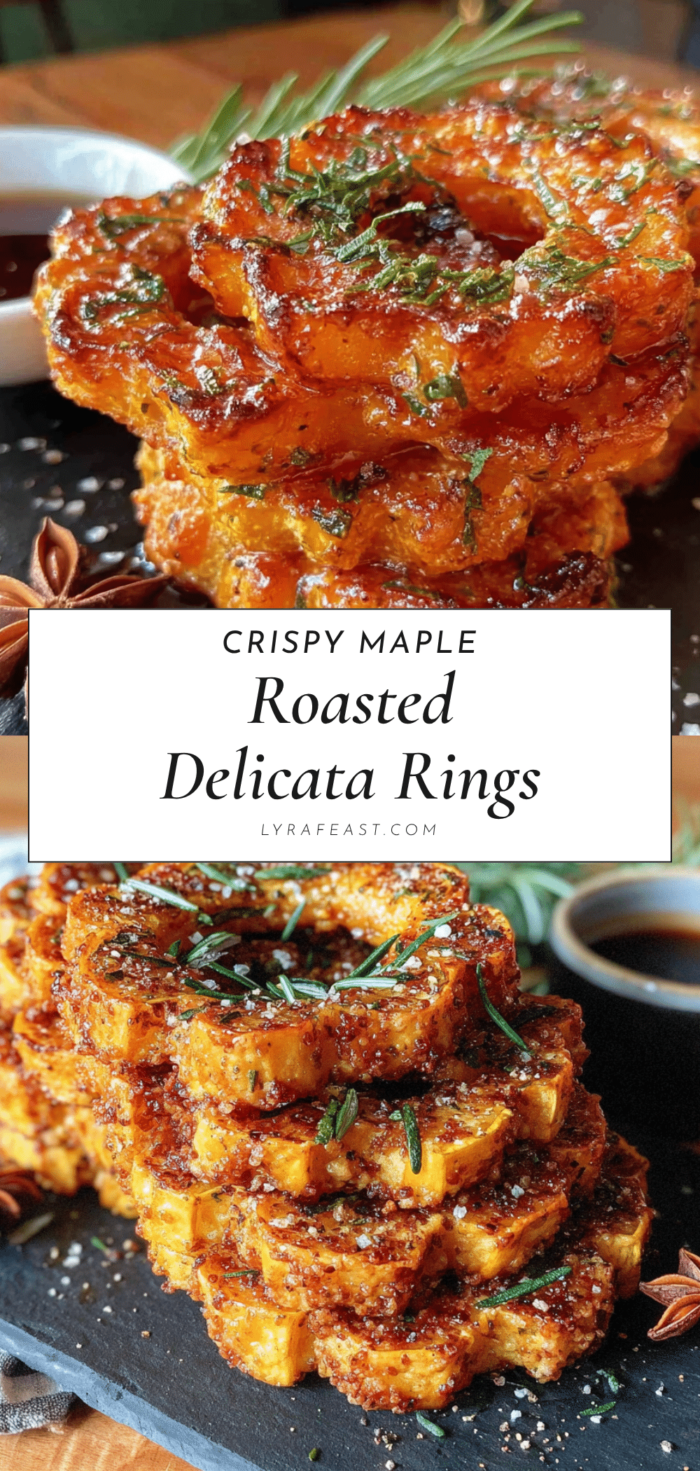 crispy maple roasted delicata squash rings recipe