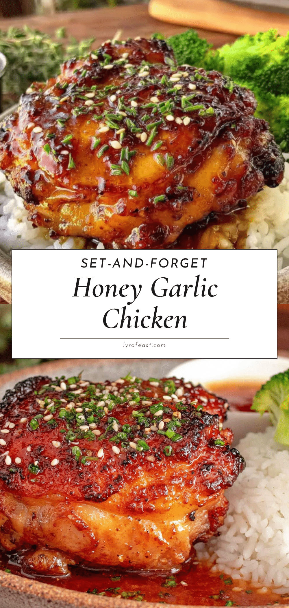 crockpot honey garlic chicken thighs recipe