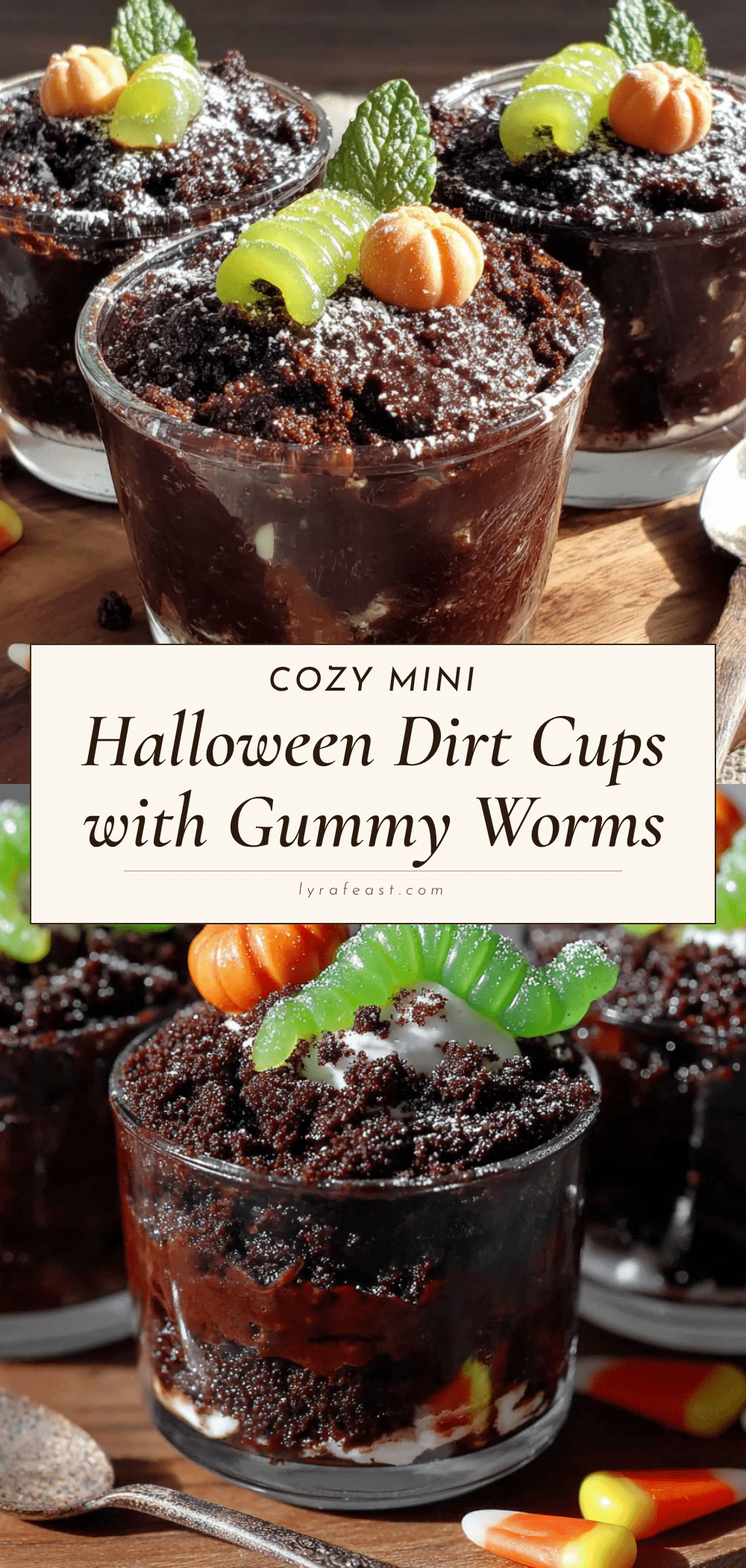 halloween dirt cups recipe