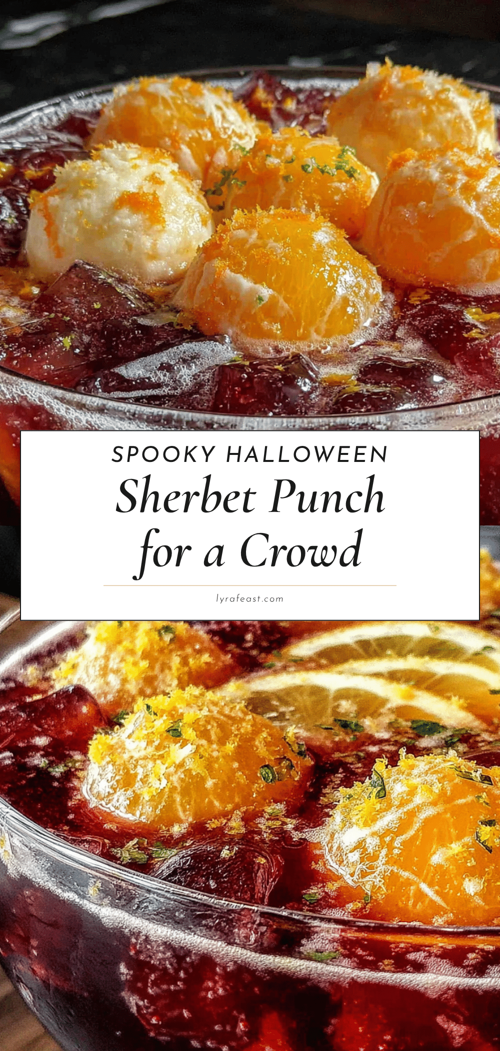 halloween sherbet punch recipe