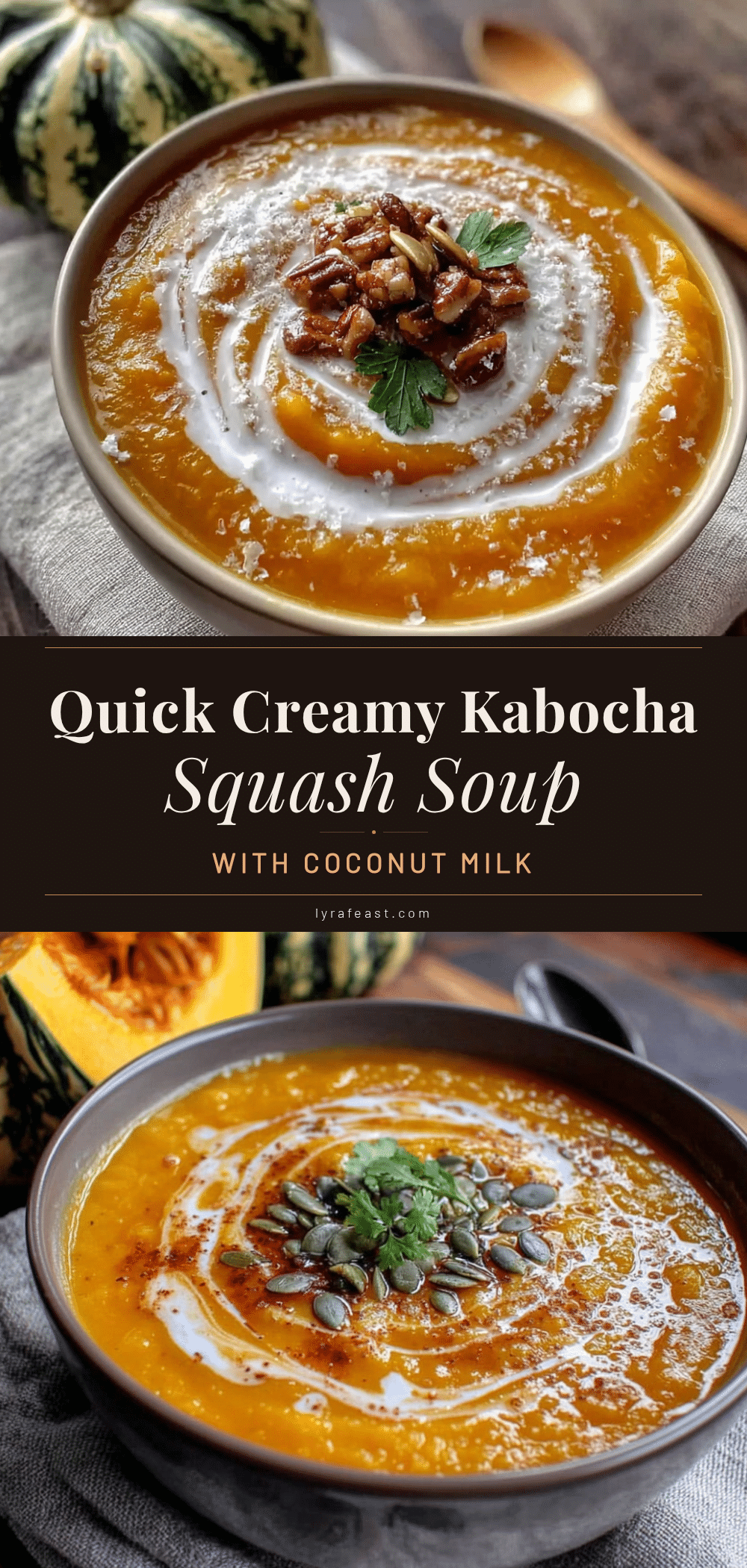 kabocha squash soup recipe