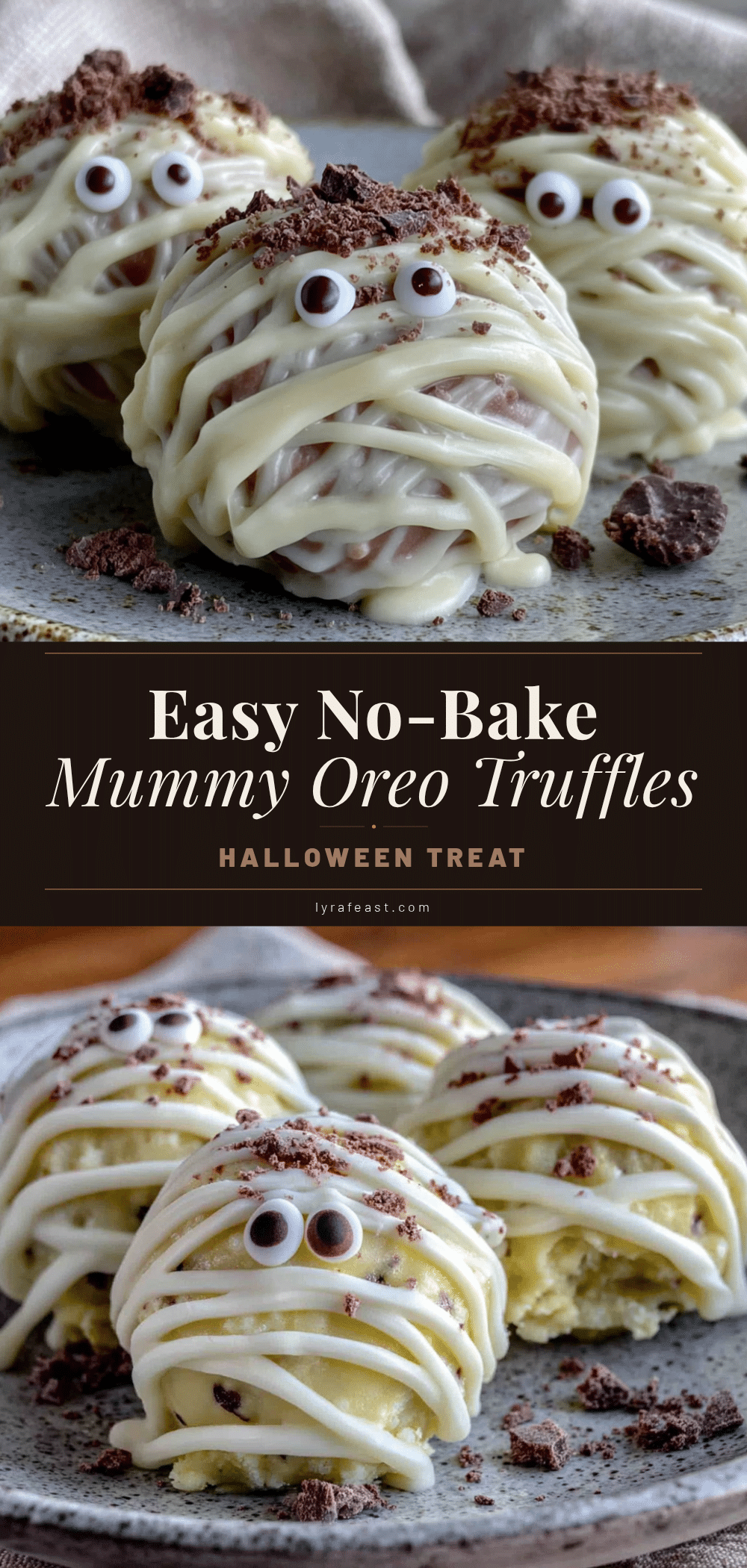 mummy oreo truffles recipe