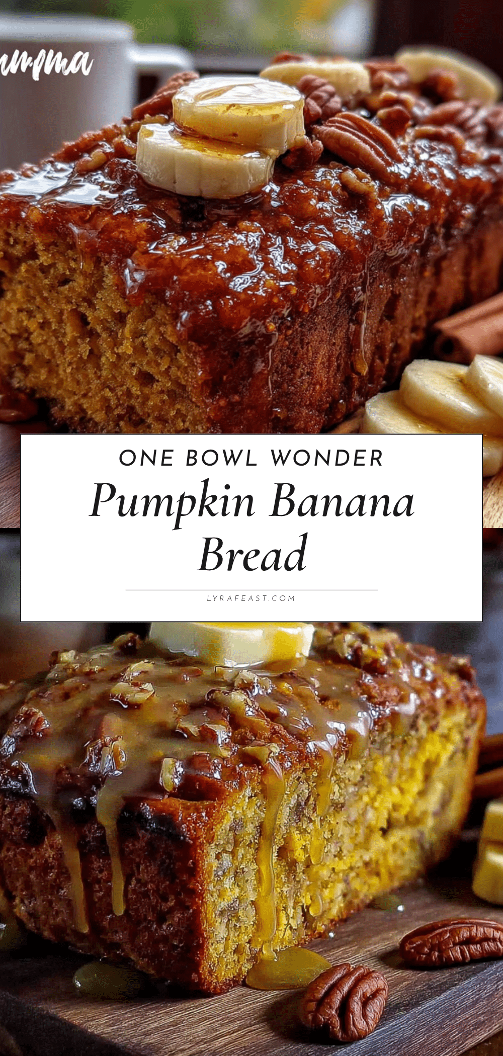 pumpkin banana bread recipe