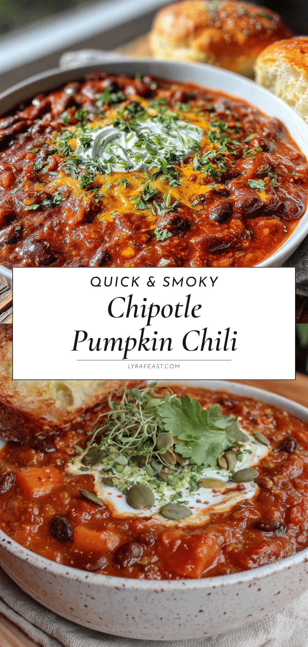 quick smoky chipotle pumpkin chili recipe