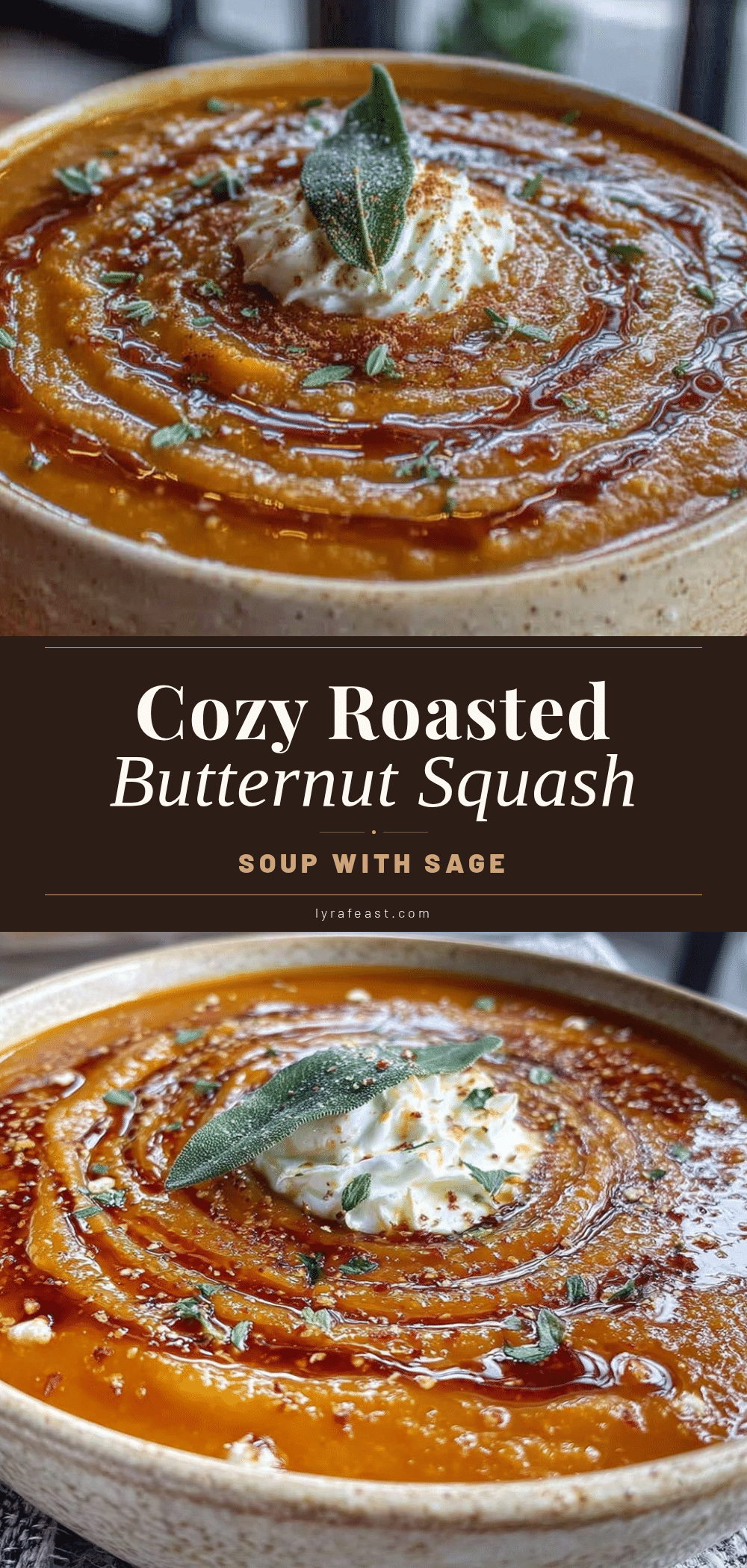roasted butternut squash soup recipe